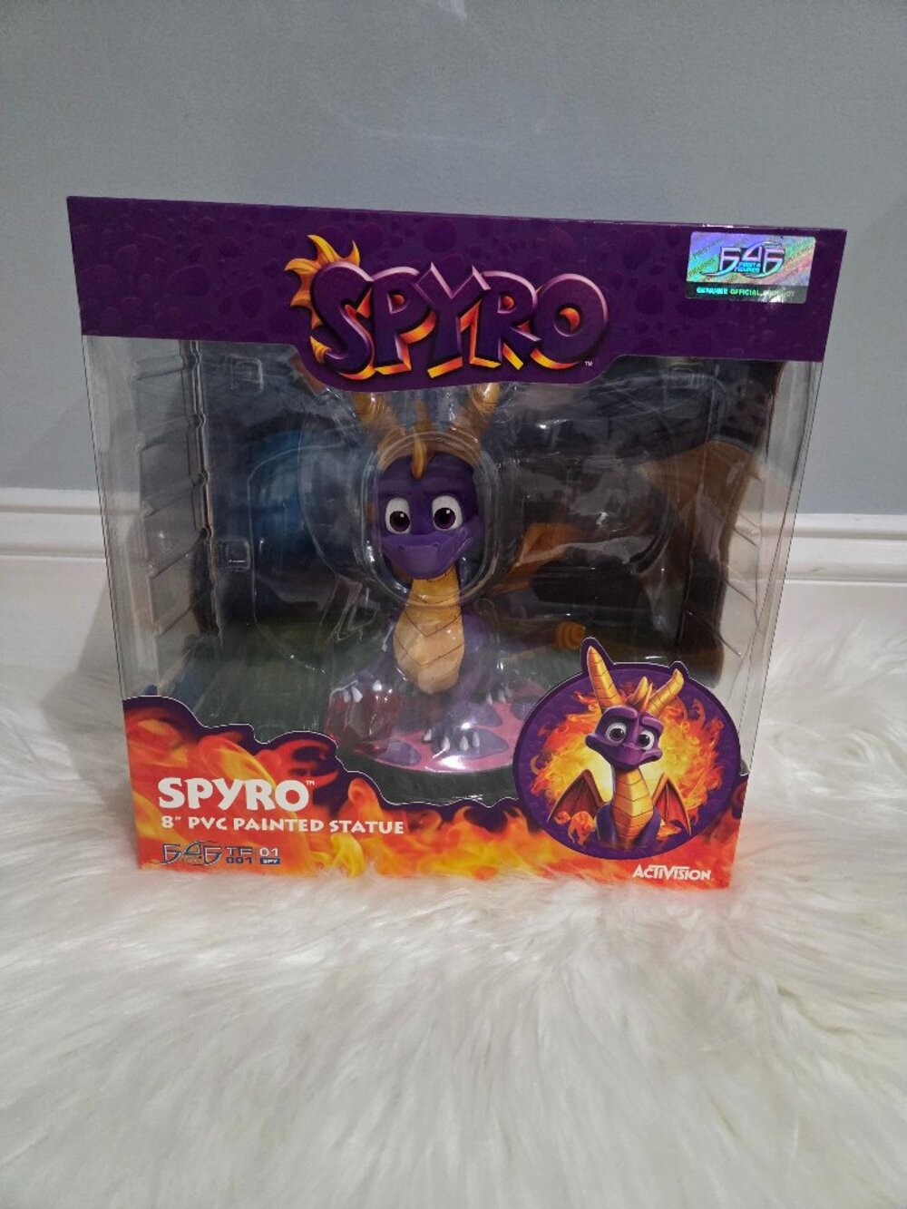Spyro PVC Painted Statue